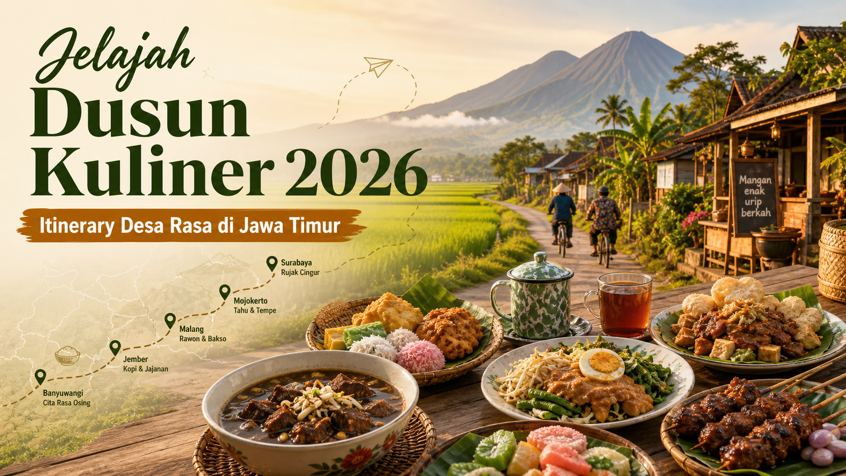 kuliner - Jelajah Dusun Kuliner 2026: Itinerary Desa Rasa di Jawa Timur