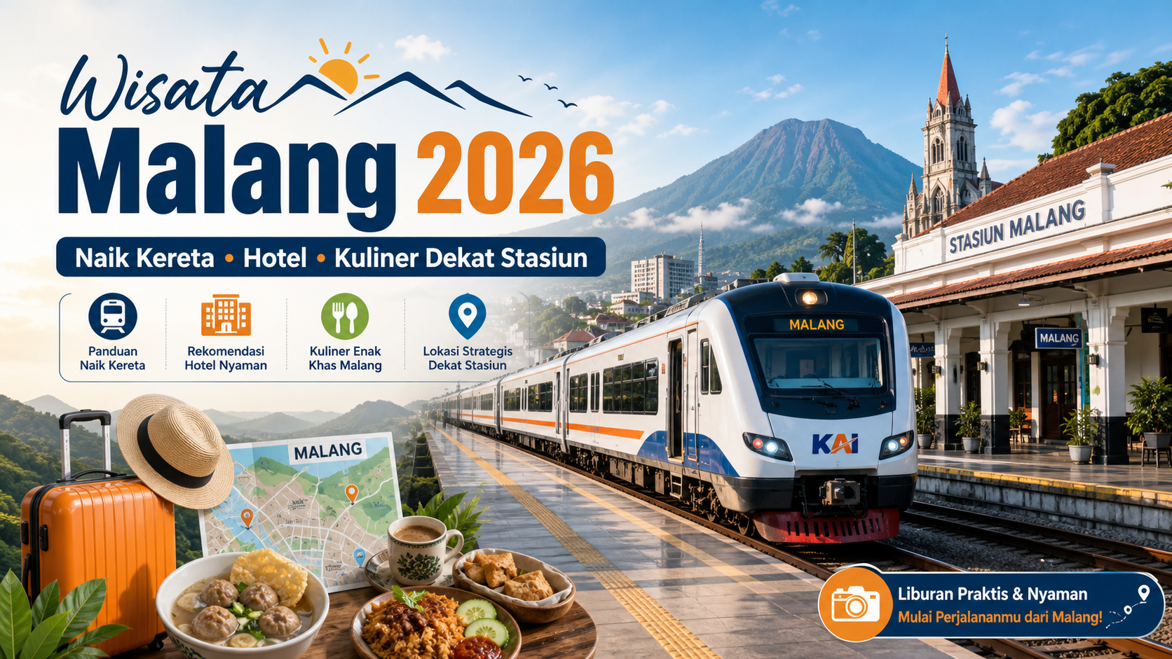 malang - Wisata Malang 2026: Panduan Naik Kereta, Hotel, Kuliner Dekat Stasiun