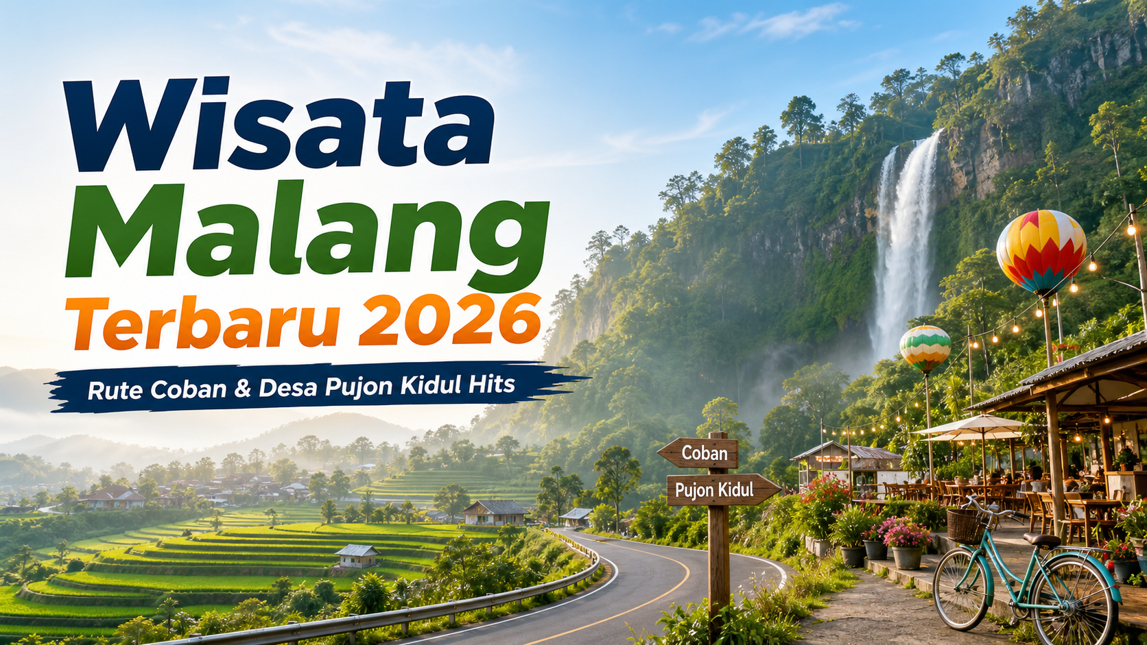 malang - Wisata Malang Terbaru 2026: Rute Coban dan Desa Pujon Kidul Hits