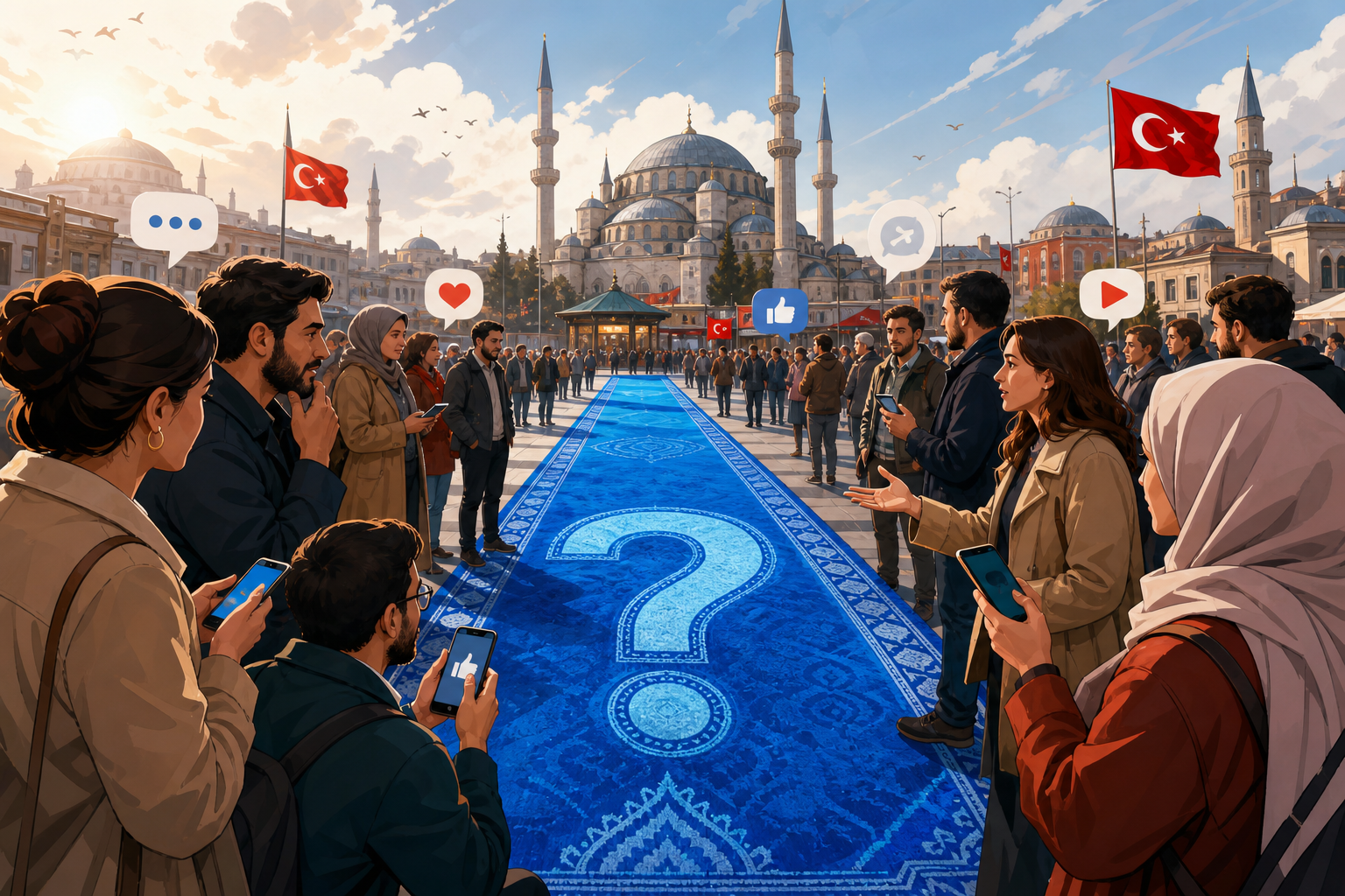 Mengapa Karpet Biru Jadi Perbincangan di Turki? - turki