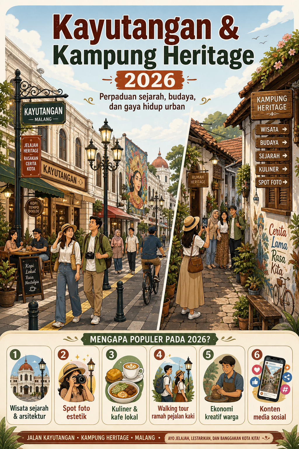 Mengapa Kayutangan dan Kampung Heritage Populer pada 2026? - malang