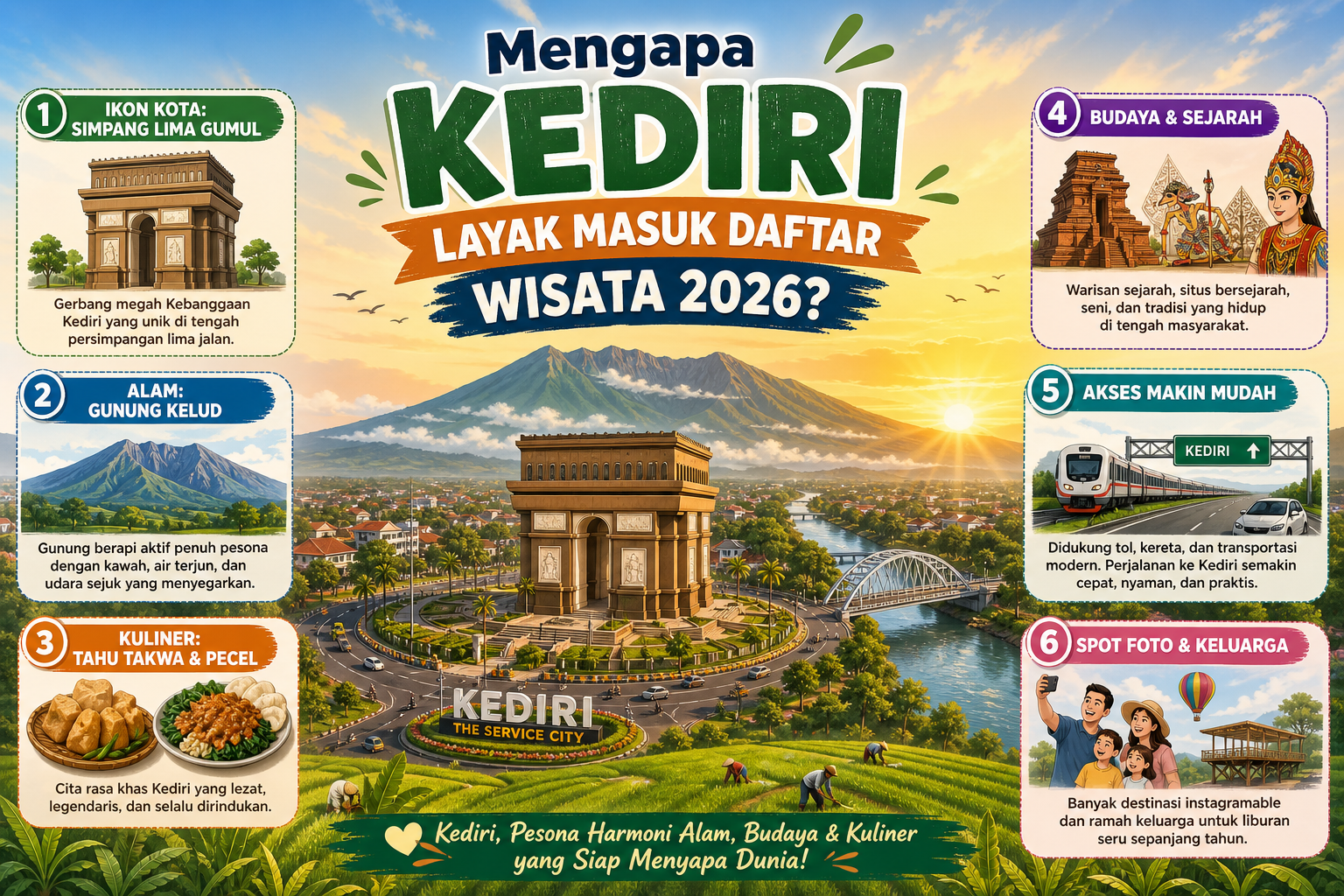 Mengapa Kediri Layak Masuk Daftar Wisata 2026? - kediri