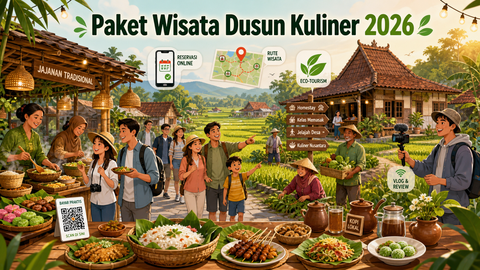 Mengapa Paket Wisata Dusun Kuliner Makin Diminati pada 2026? - kuliner