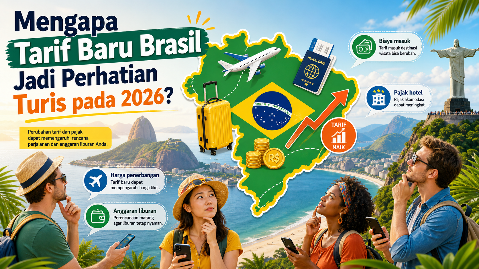Mengapa Tarif Baru Brasil Jadi Perhatian Turis pada 2026? - brasil