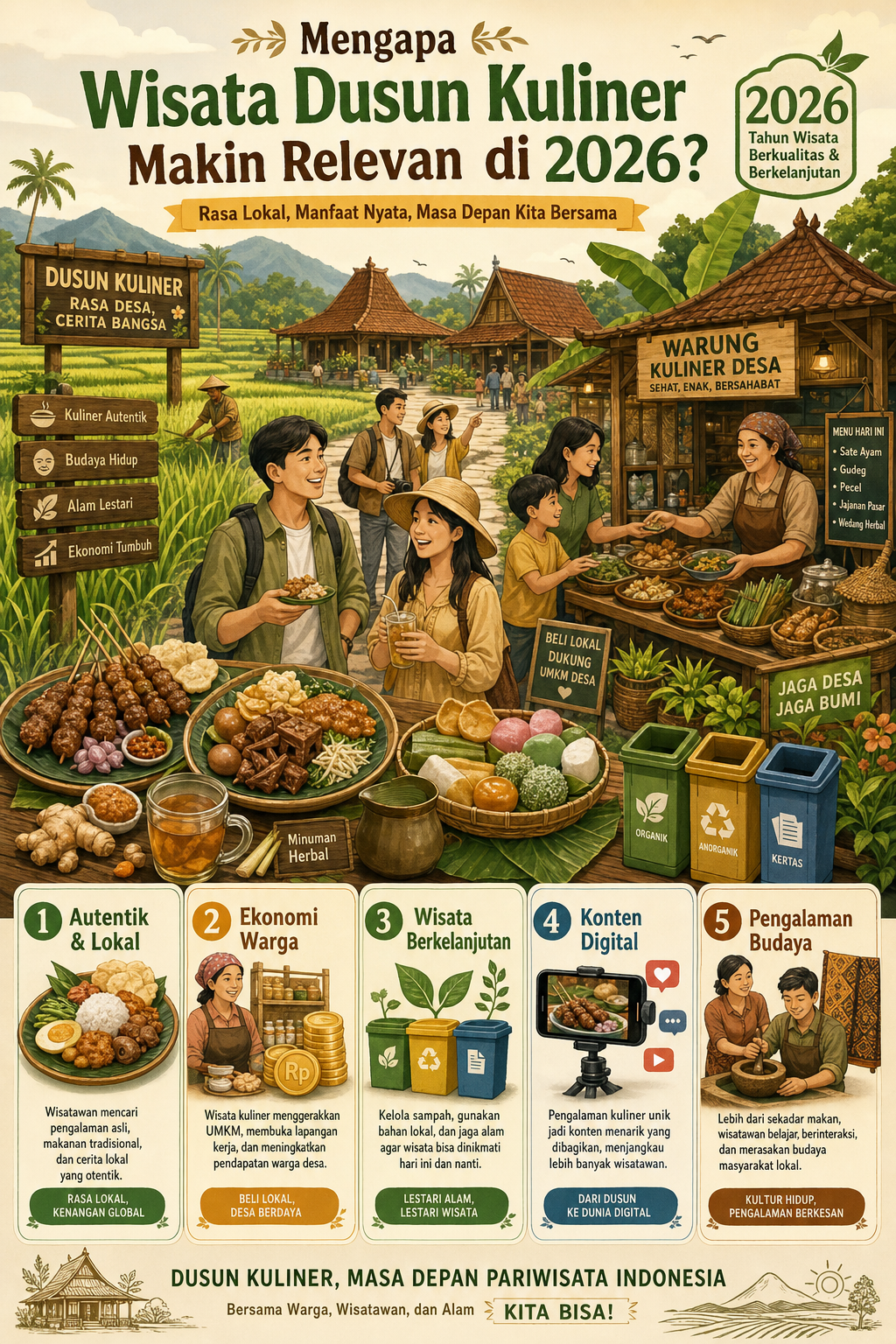 Mengapa Wisata Dusun Kuliner Makin Relevan di 2026? - dusun