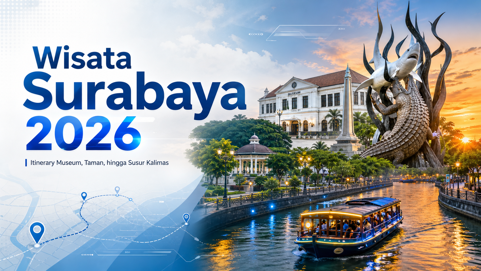 surabaya - Wisata Surabaya 2026: Itinerary Museum, Taman, hingga Susur Kalimas