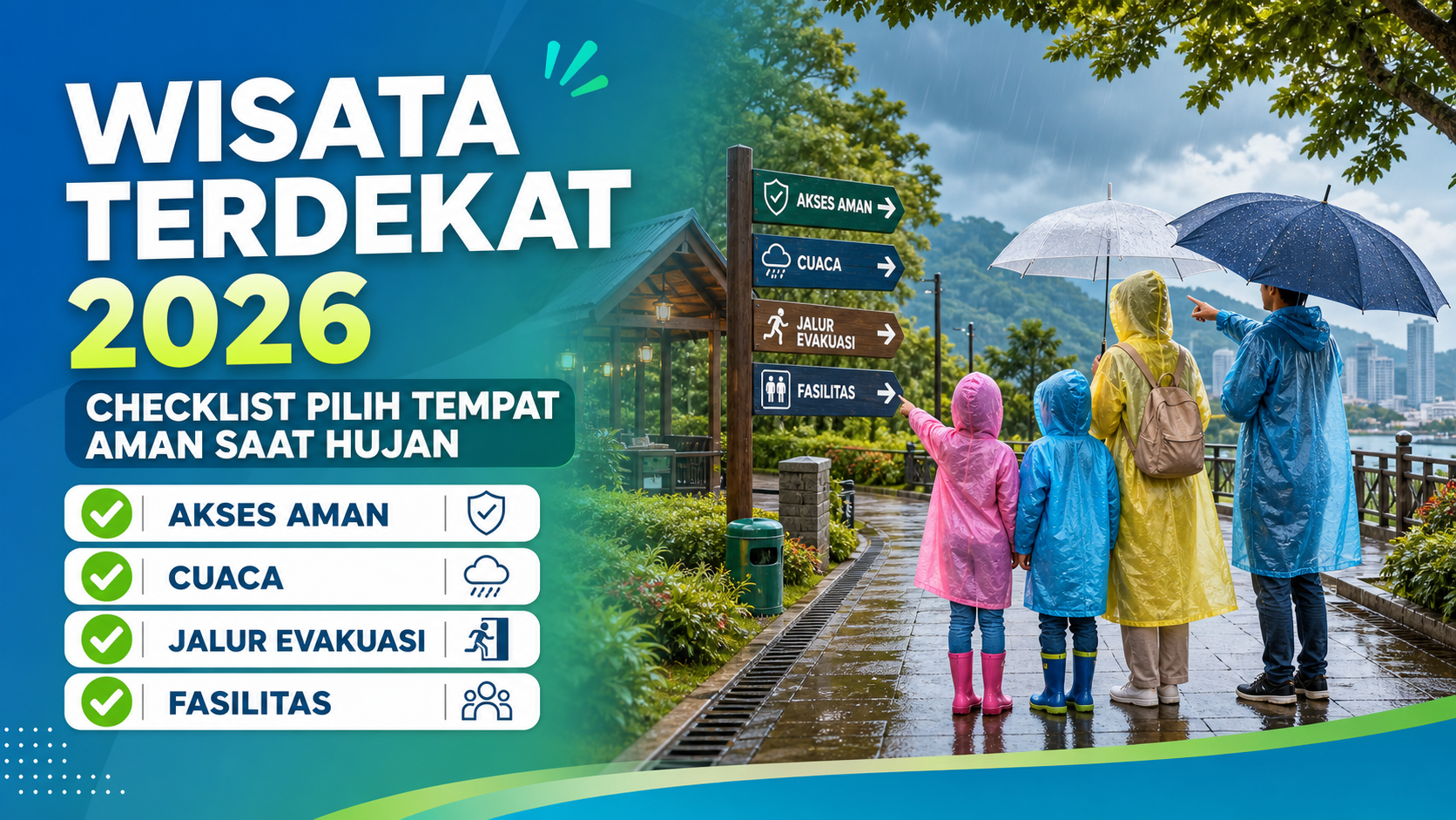 wisata - Wisata Terdekat 2026: Checklist Pilih Tempat Aman Saat Hujan