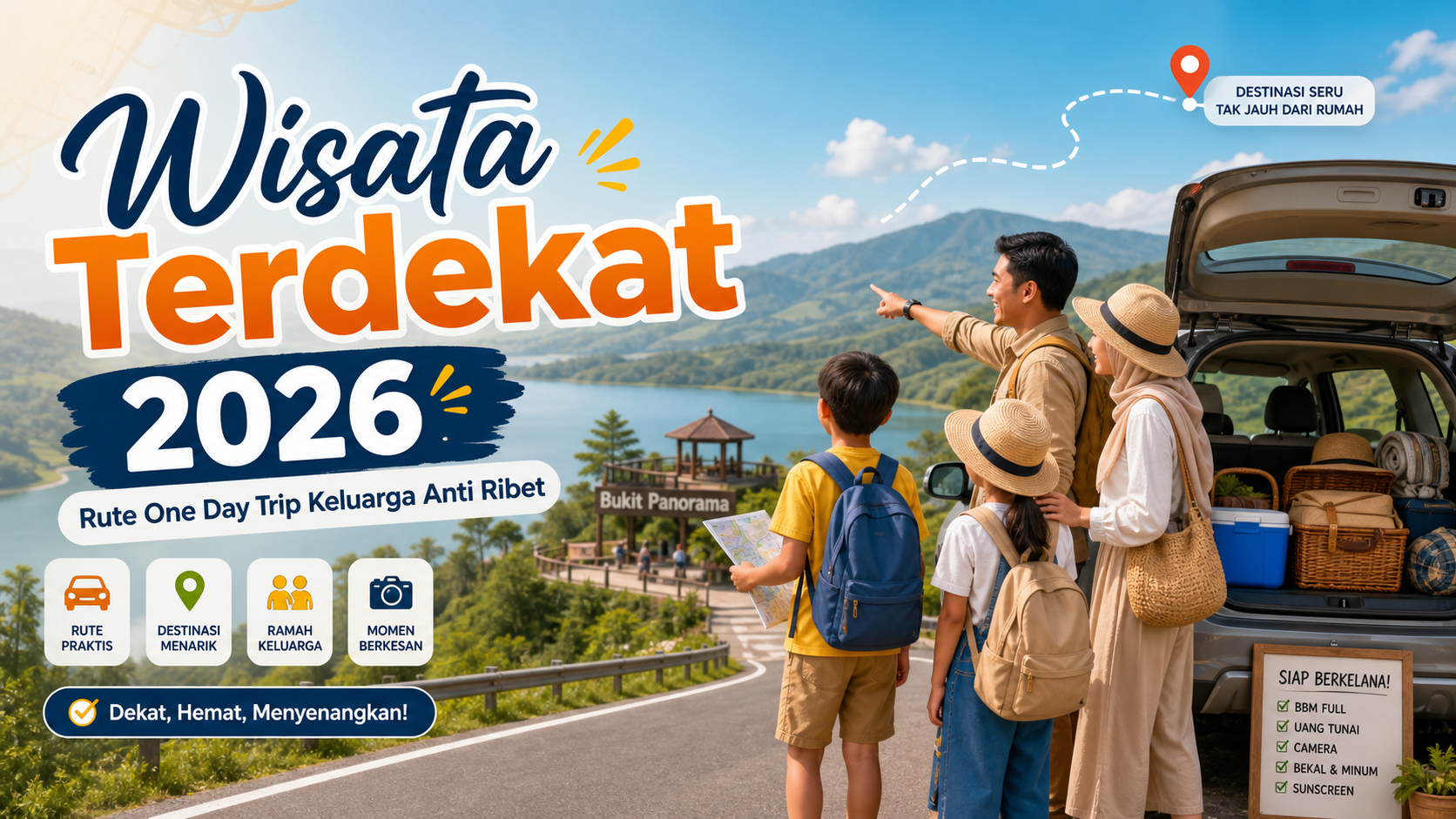 wisata - Wisata Terdekat 2026: Rute One Day Trip Keluarga Anti Ribet