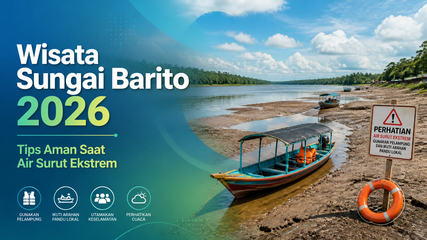 barito - Wisata Sungai Barito 2026: Tips Aman Saat Air Surut Ekstrem