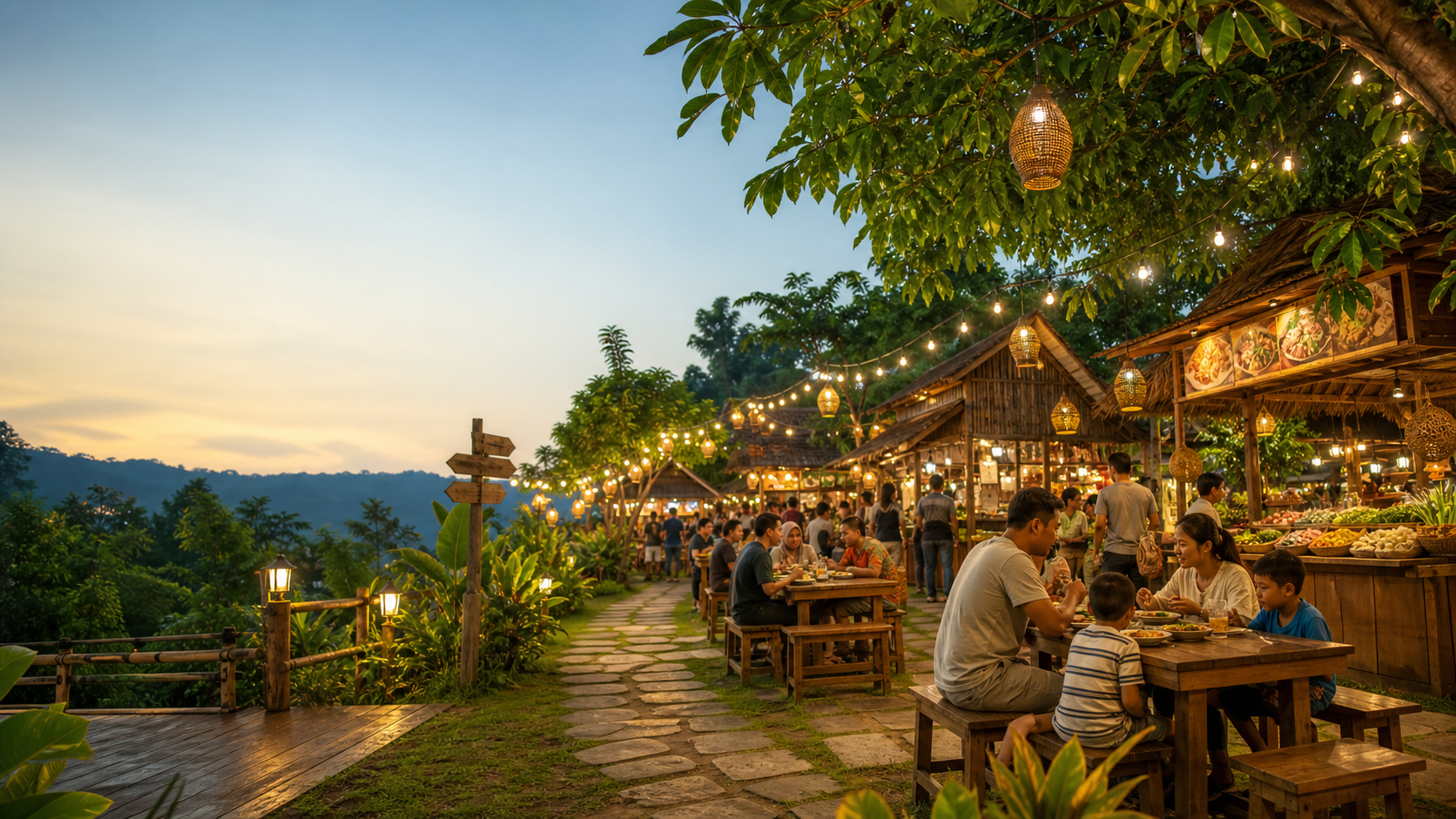 dusun - Wisata Dusun Kuliner 2026: Jam Buka, Fasilitas, dan Tips Hemat