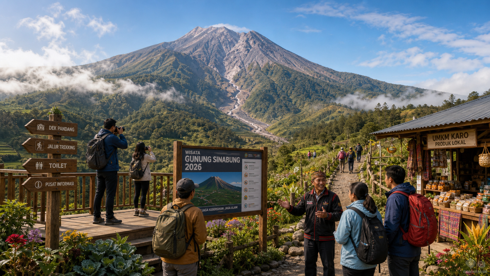 Gambaran Terkini Wisata Gunung Sinabung 2026 - sinabung