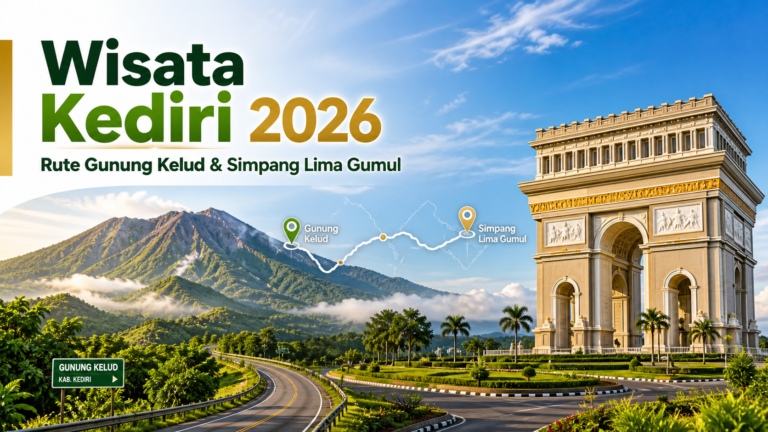 kediri - Wisata Kediri 2026: Rute Gunung Kelud dan Simpang Lima Gumul
