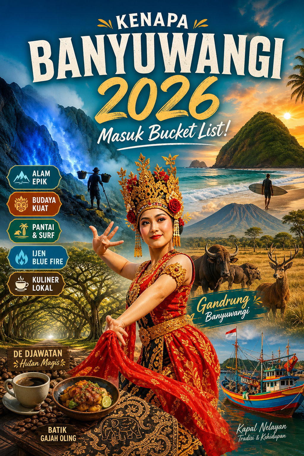 Kenapa Banyuwangi Layak Masuk Bucket List 2026? - banyuwangi