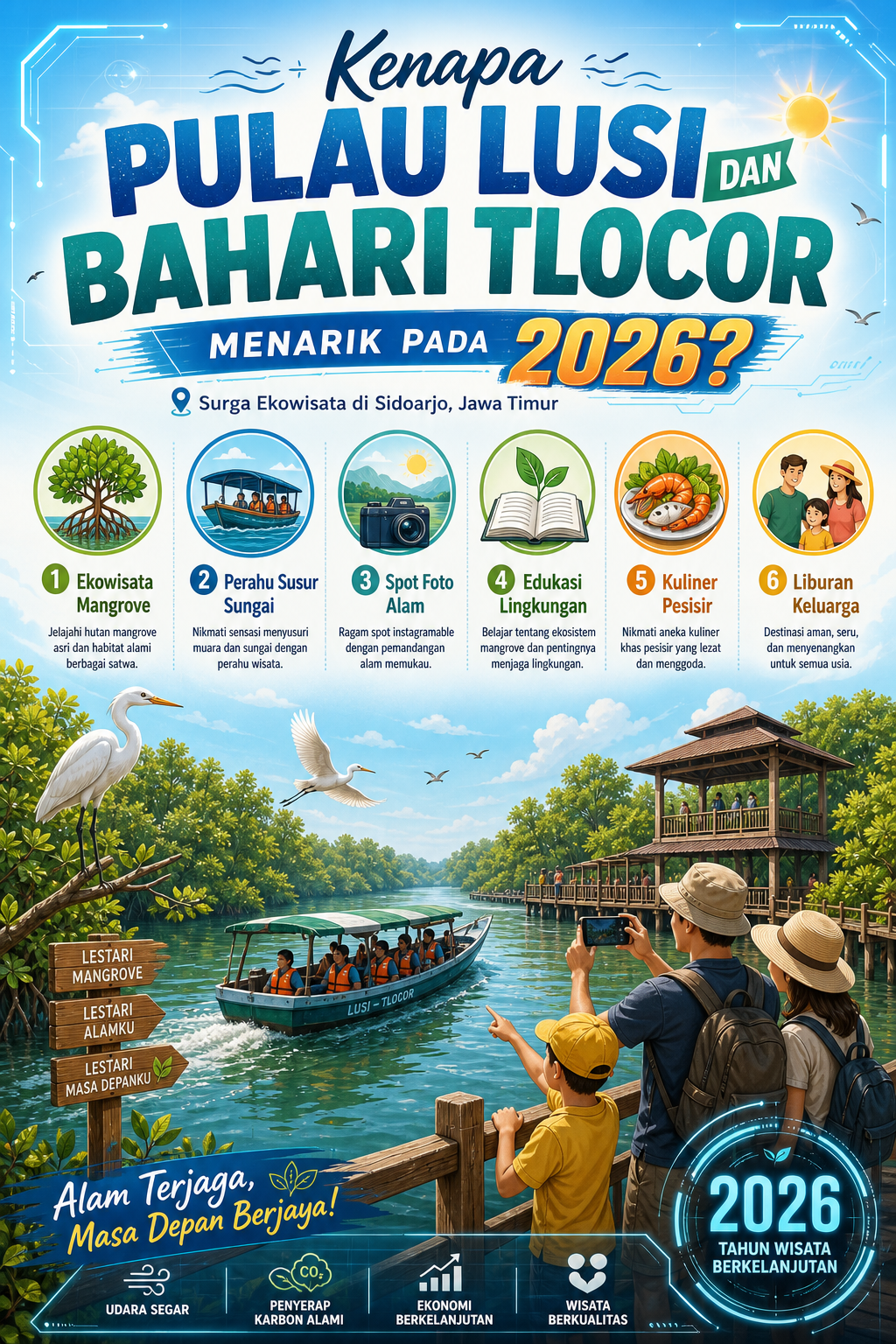 Kenapa Pulau Lusi dan Bahari Tlocor Menarik pada 2026? - sidoarjo