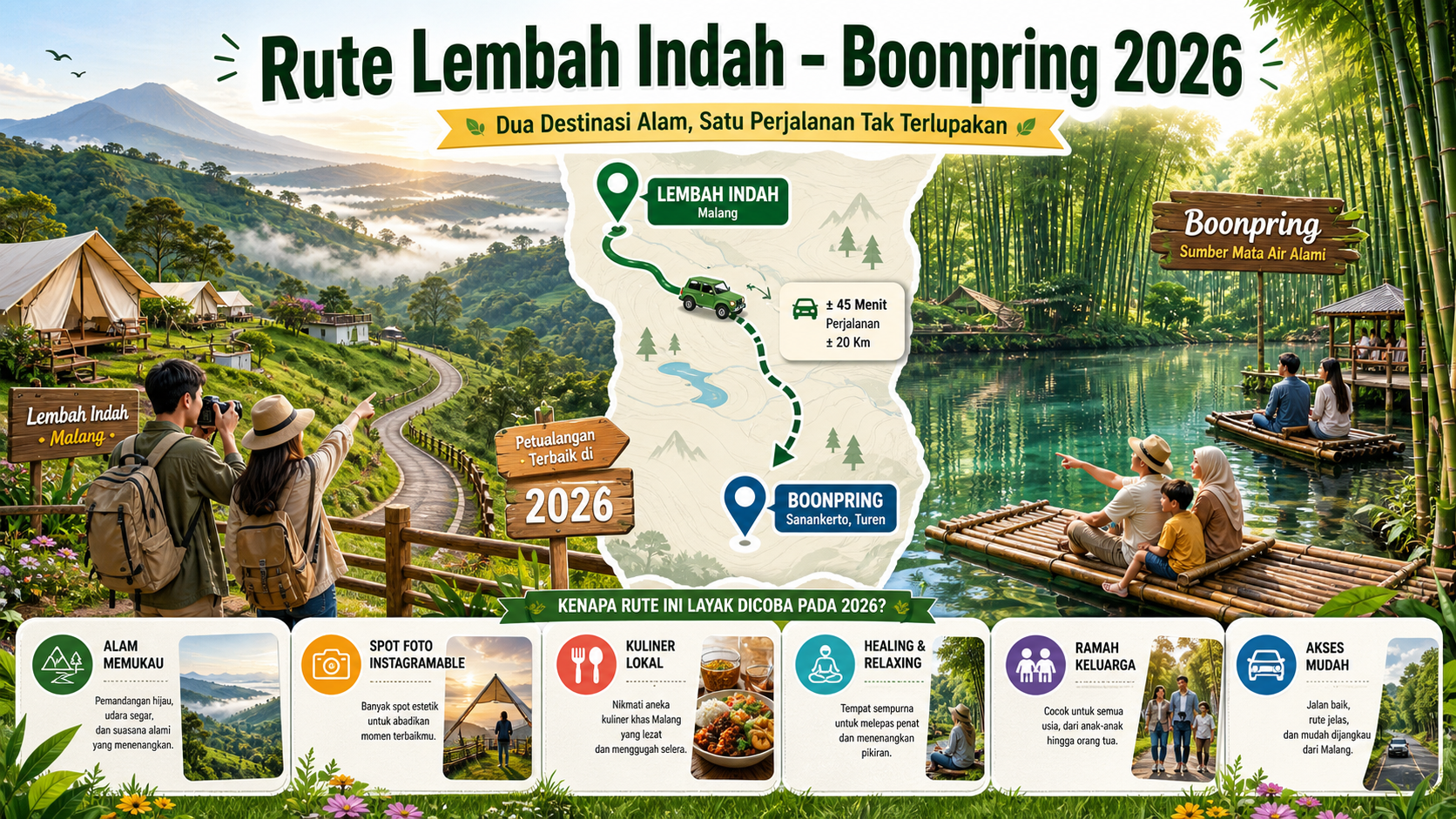 Kenapa Rute Lembah Indah dan Boonpring Layak Dicoba pada 2026? - malang