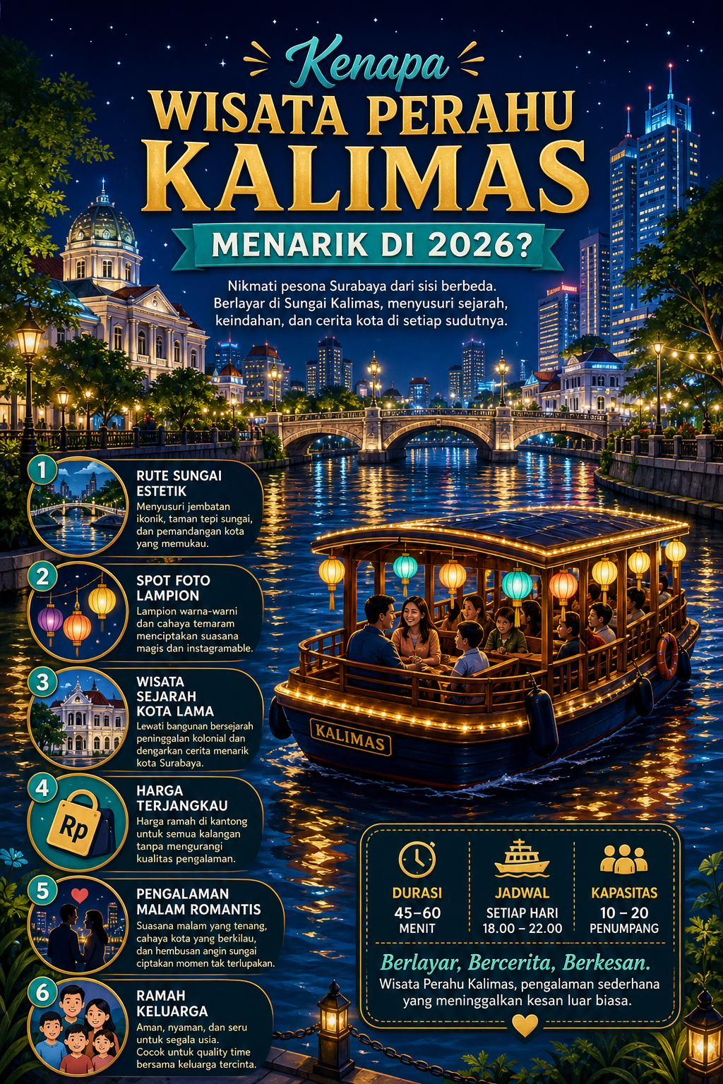 Kenapa Wisata Perahu Kalimas Menarik di 2026? - kalimas