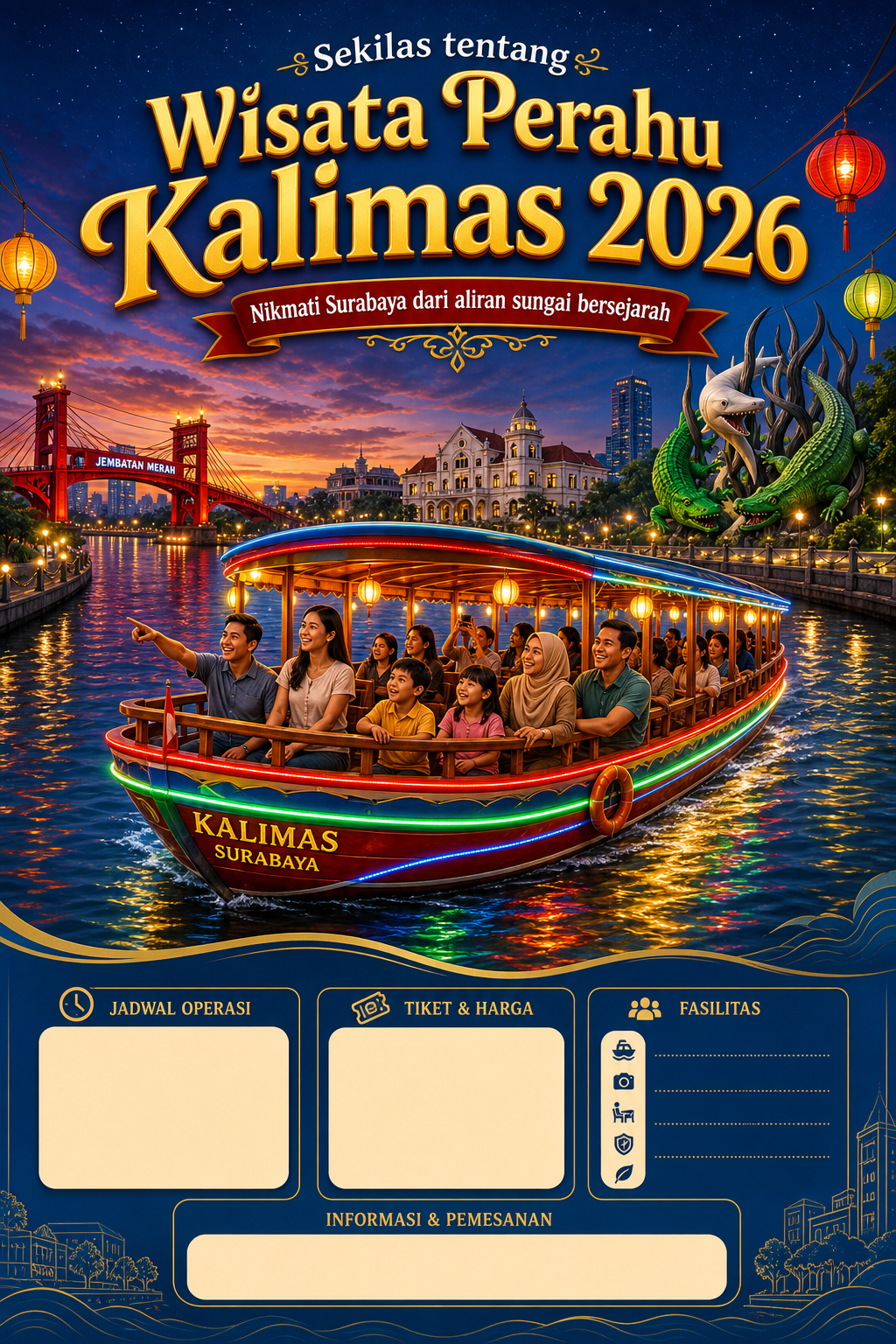 Sekilas tentang Wisata Perahu Kalimas 2026 - kalimas
