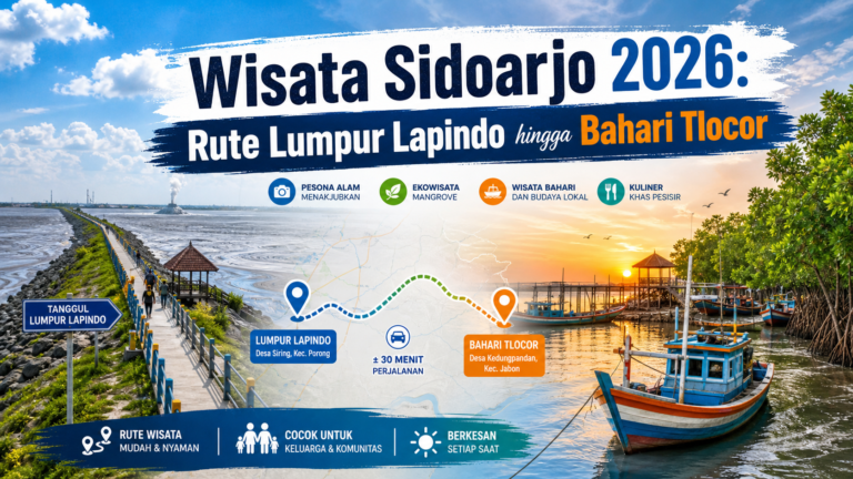 sidoarjo - Wisata Sidoarjo 2026: Rute Lumpur Lapindo hingga Bahari Tlocor