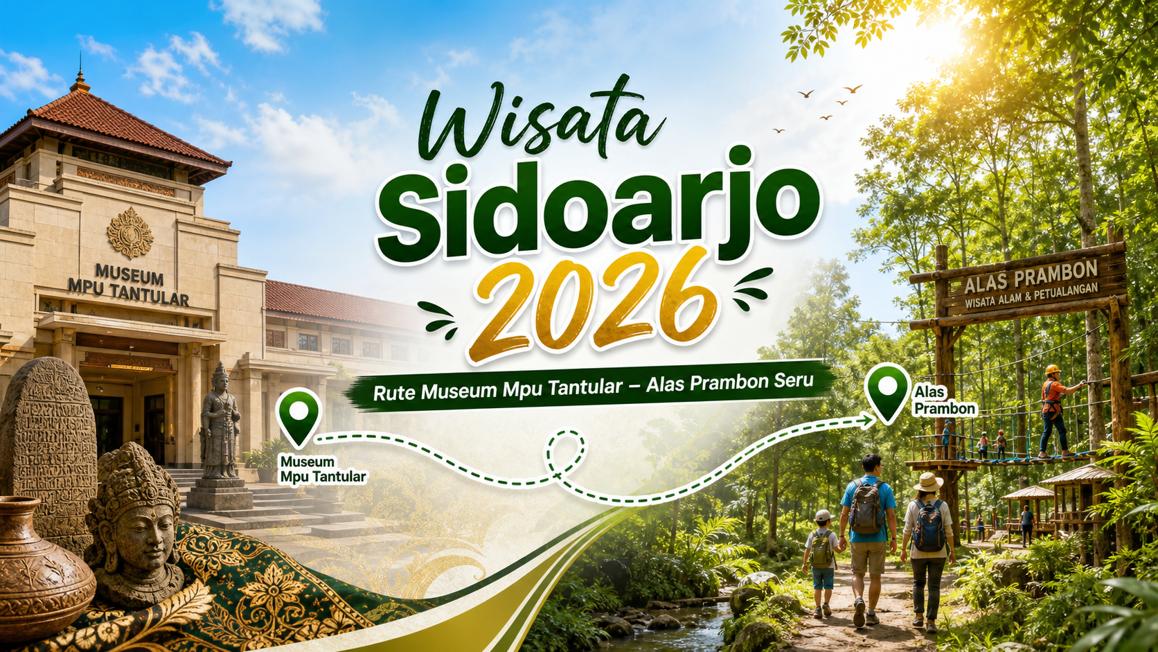 sidoarjo - Wisata Sidoarjo 2026: Rute Museum Mpu Tantular-Alas Prambon Seru