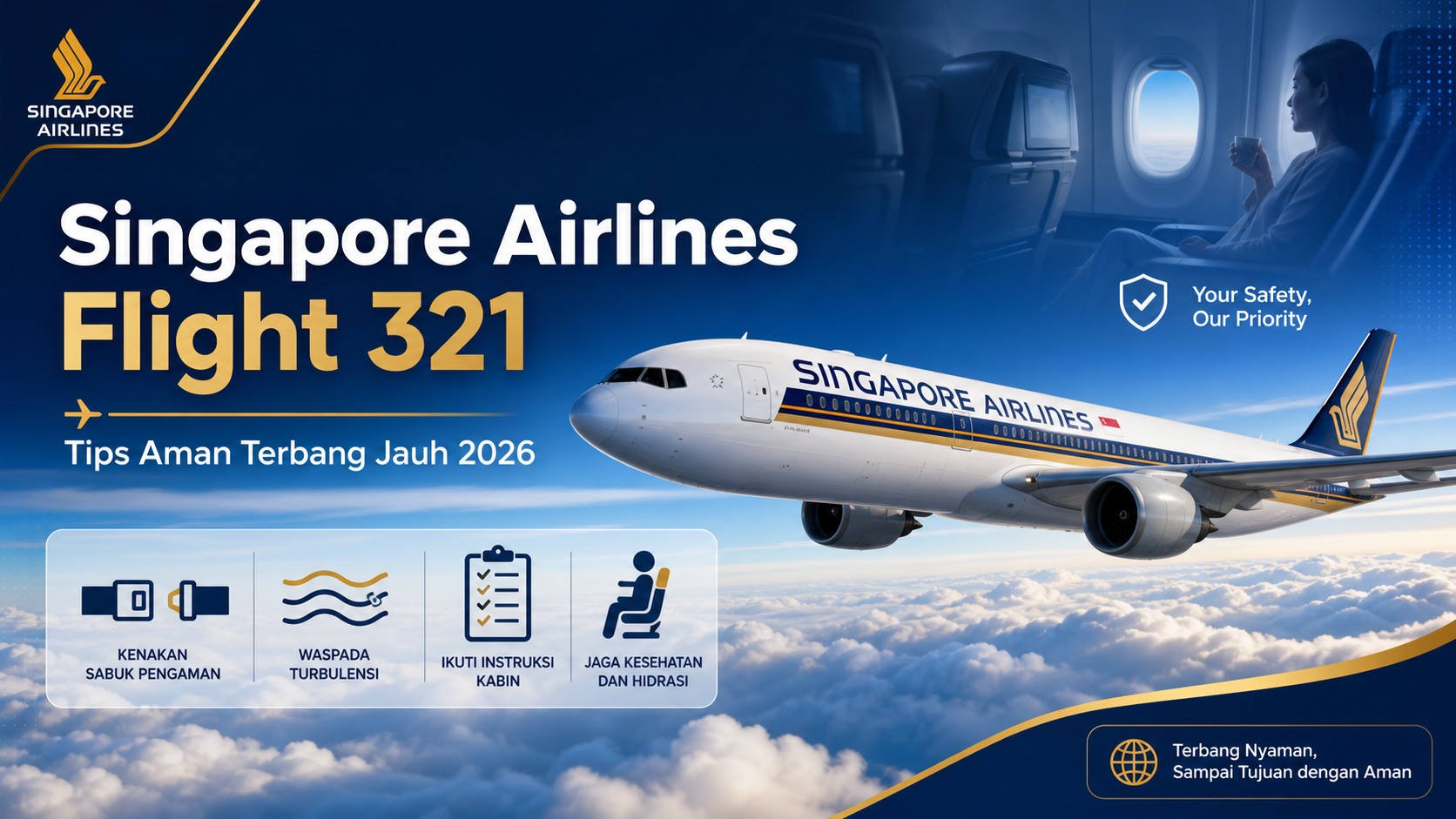 singapore - Singapore Airlines Flight 321: Tips Aman Terbang Jauh 2026
