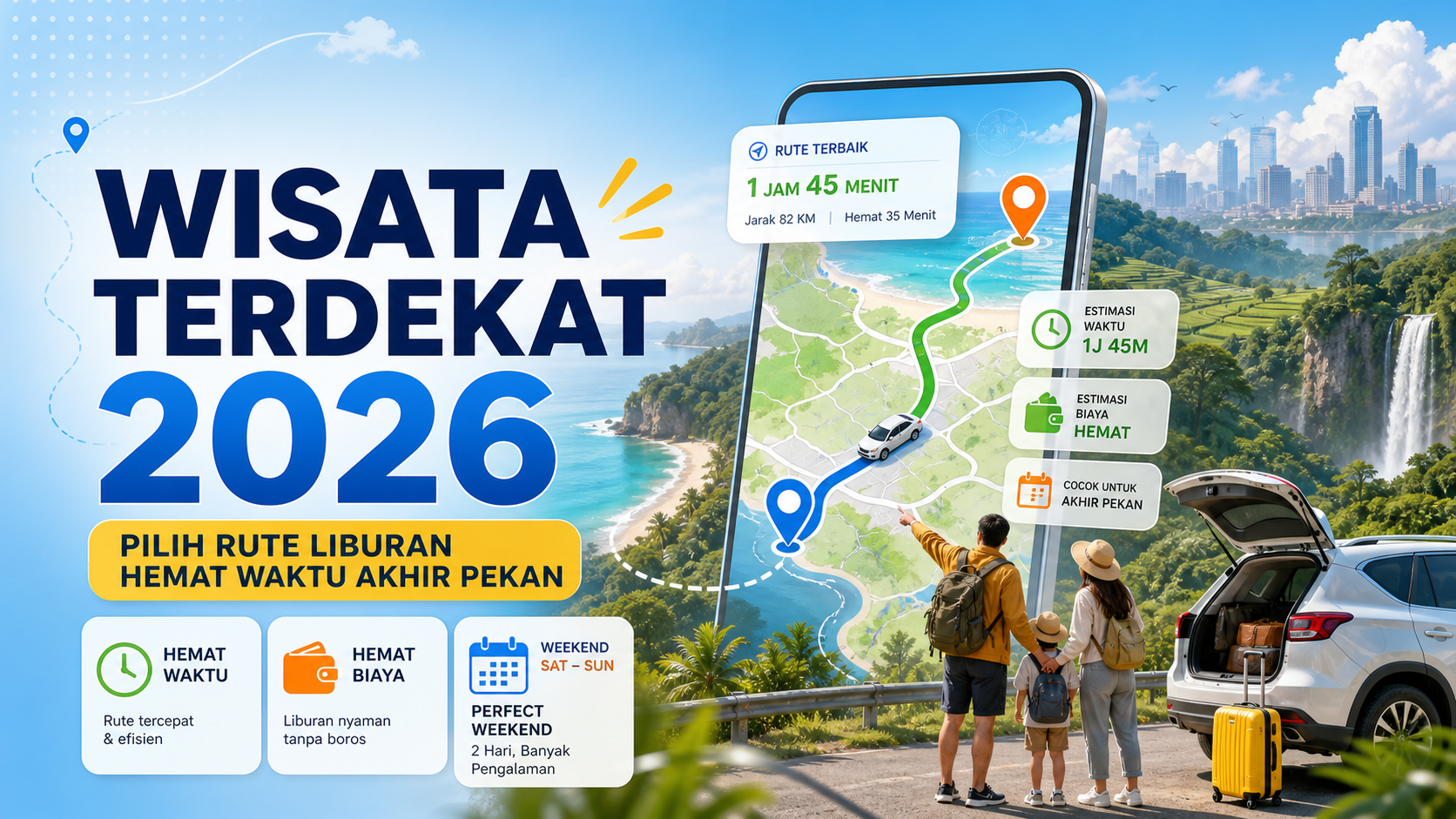wisata - Wisata Terdekat 2026: Cara Pilih Rute Liburan Hemat Waktu Akhir Pekan