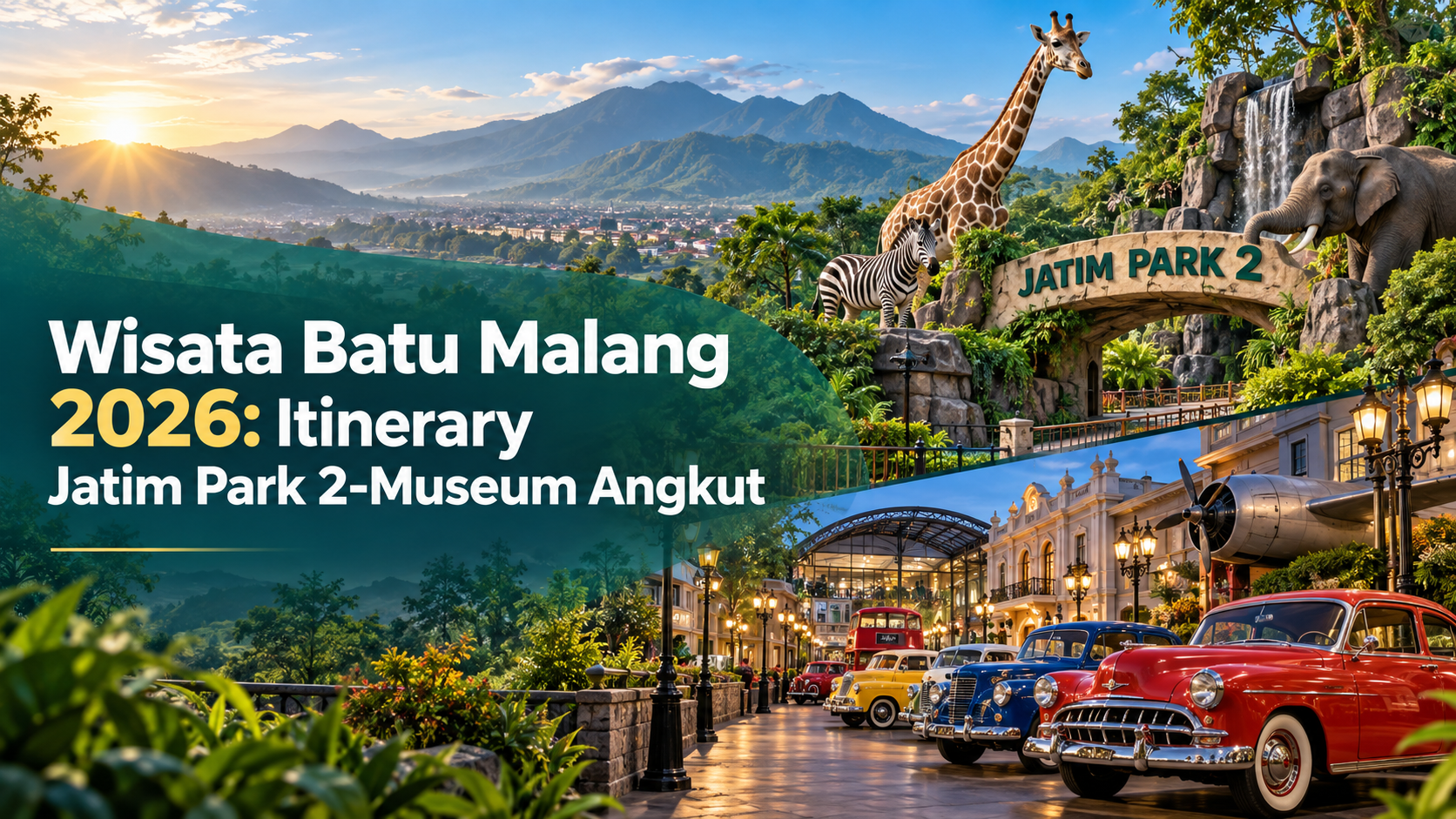 batu - Wisata Batu Malang 2026: Itinerary Jatim Park 2-Museum Angkut
