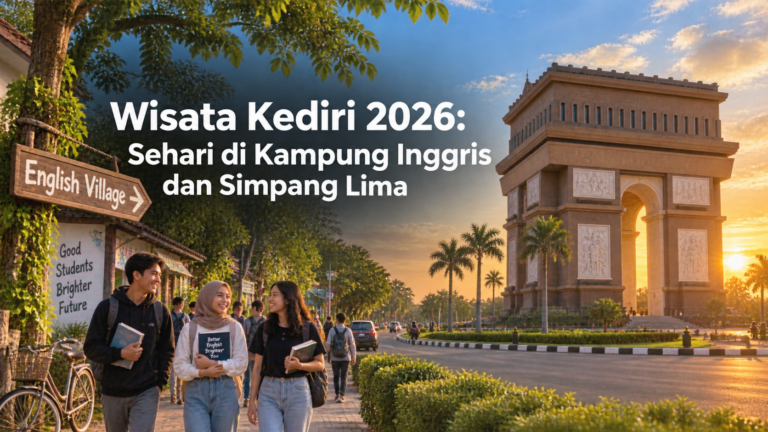 kediri - Wisata Kediri 2026: Sehari di Kampung Inggris dan Simpang Lima
