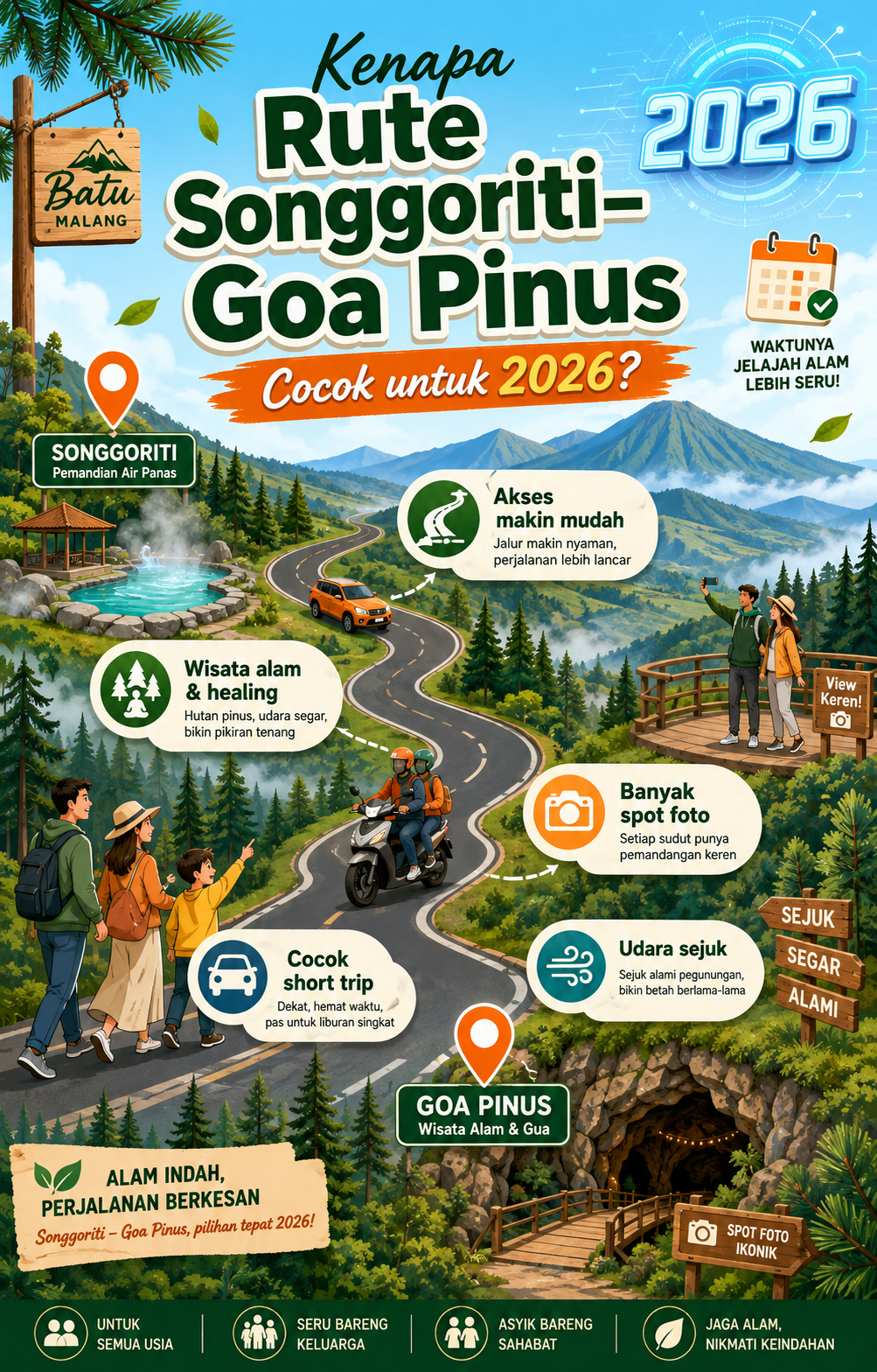 Kenapa Rute Songgoriti-Goa Pinus Cocok untuk 2026? - batu