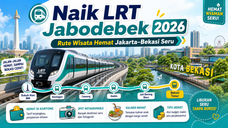 lrt - Naik LRT Jabodebek 2026: Rute Wisata Hemat Jakarta-Bekasi Seru