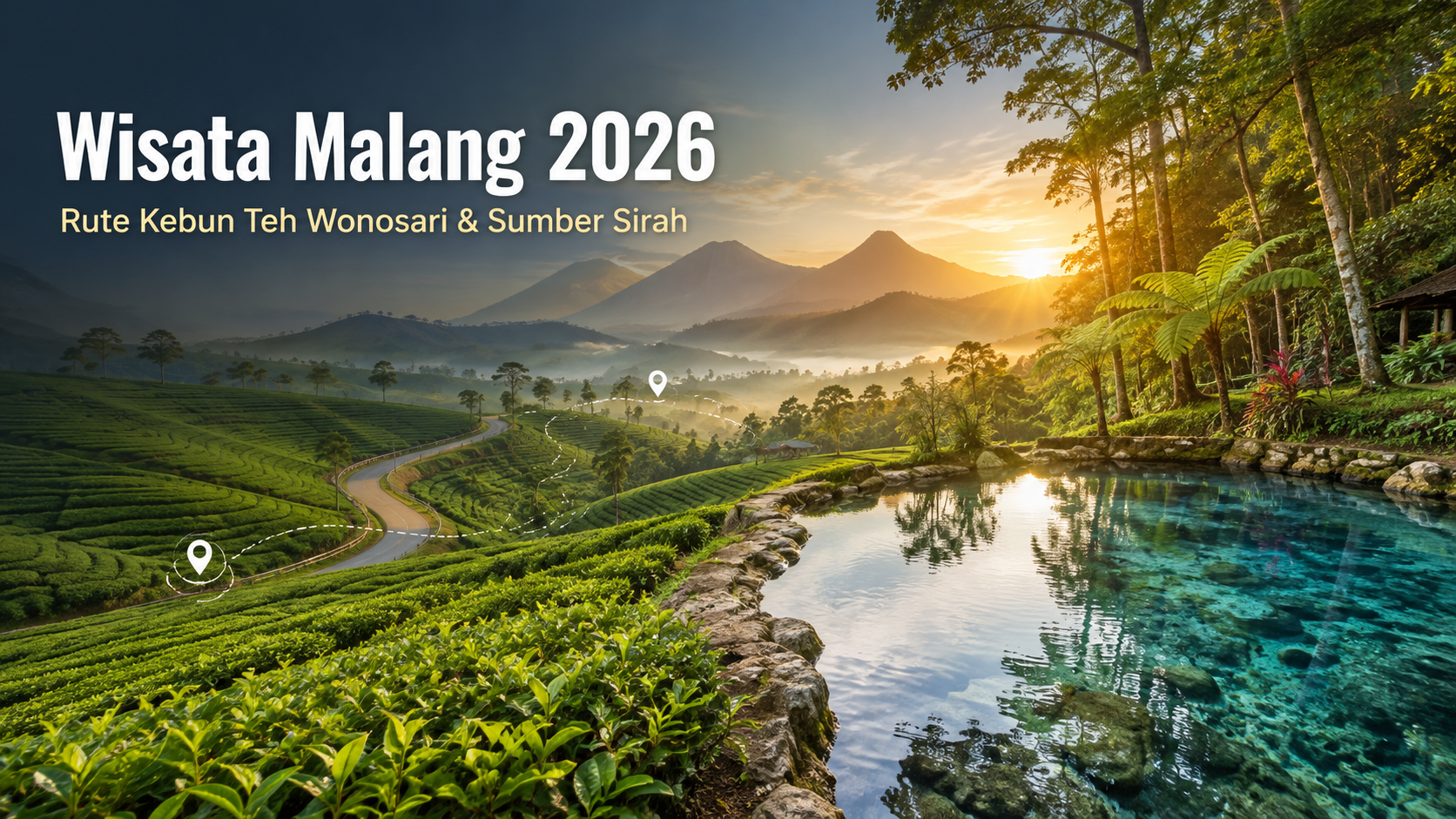 malang - Wisata Malang 2026: Rute Kebun Teh Wonosari dan Sumber Sirah