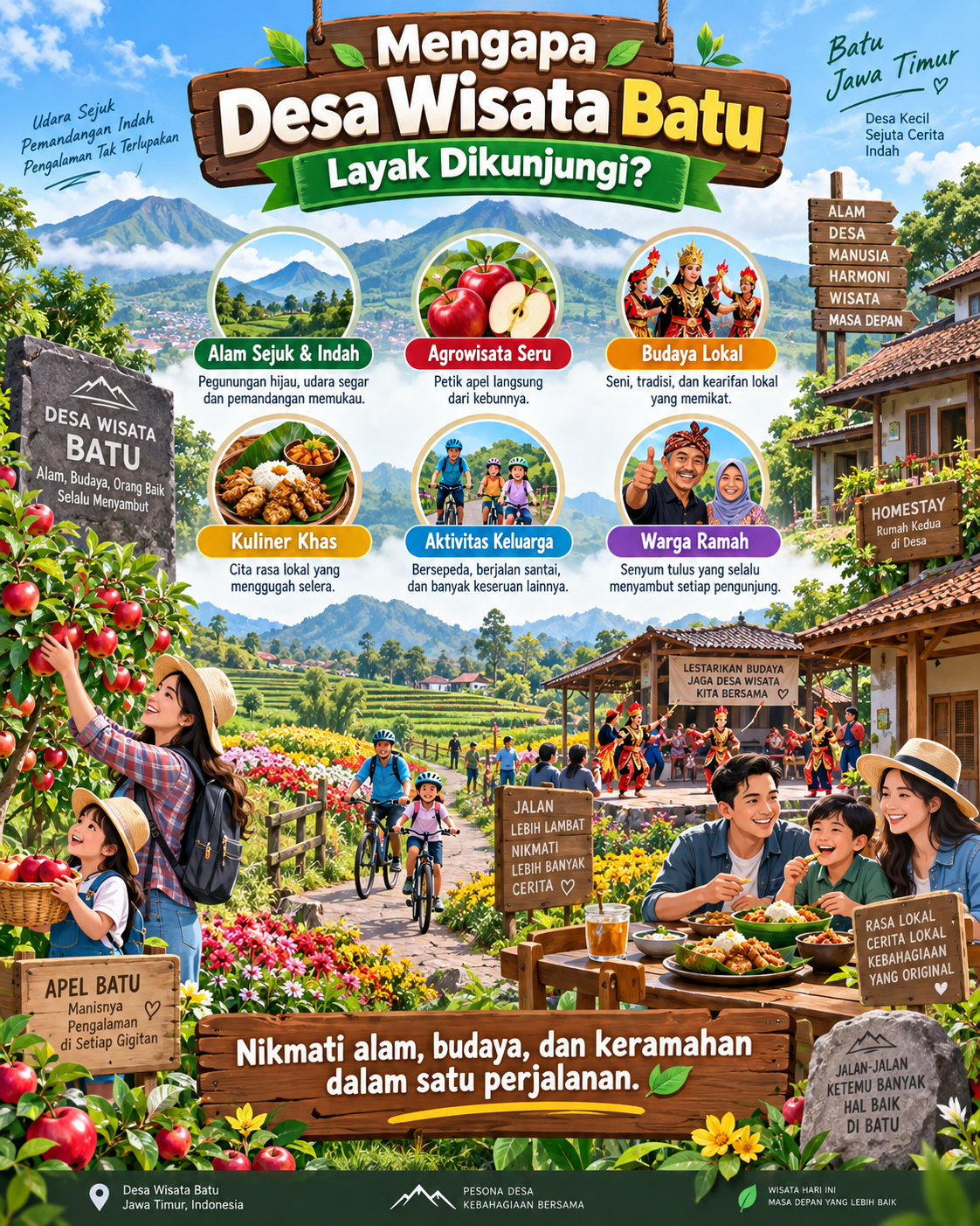 Mengapa Desa Wisata Batu Layak Dikunjungi? - batu