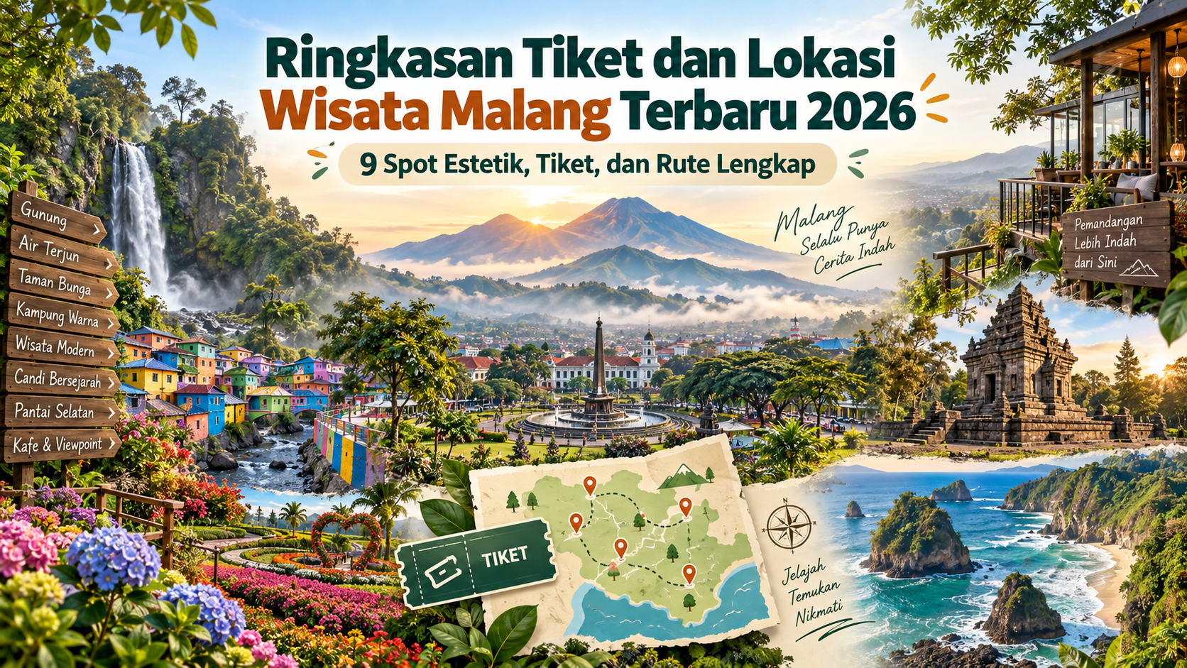 Ringkasan Tiket dan Lokasi - malang