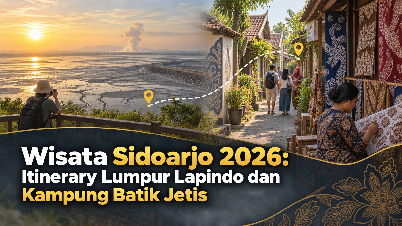 sidoarjo - Wisata Sidoarjo 2026: Itinerary Lumpur Lapindo dan Kampung Batik Jetis
