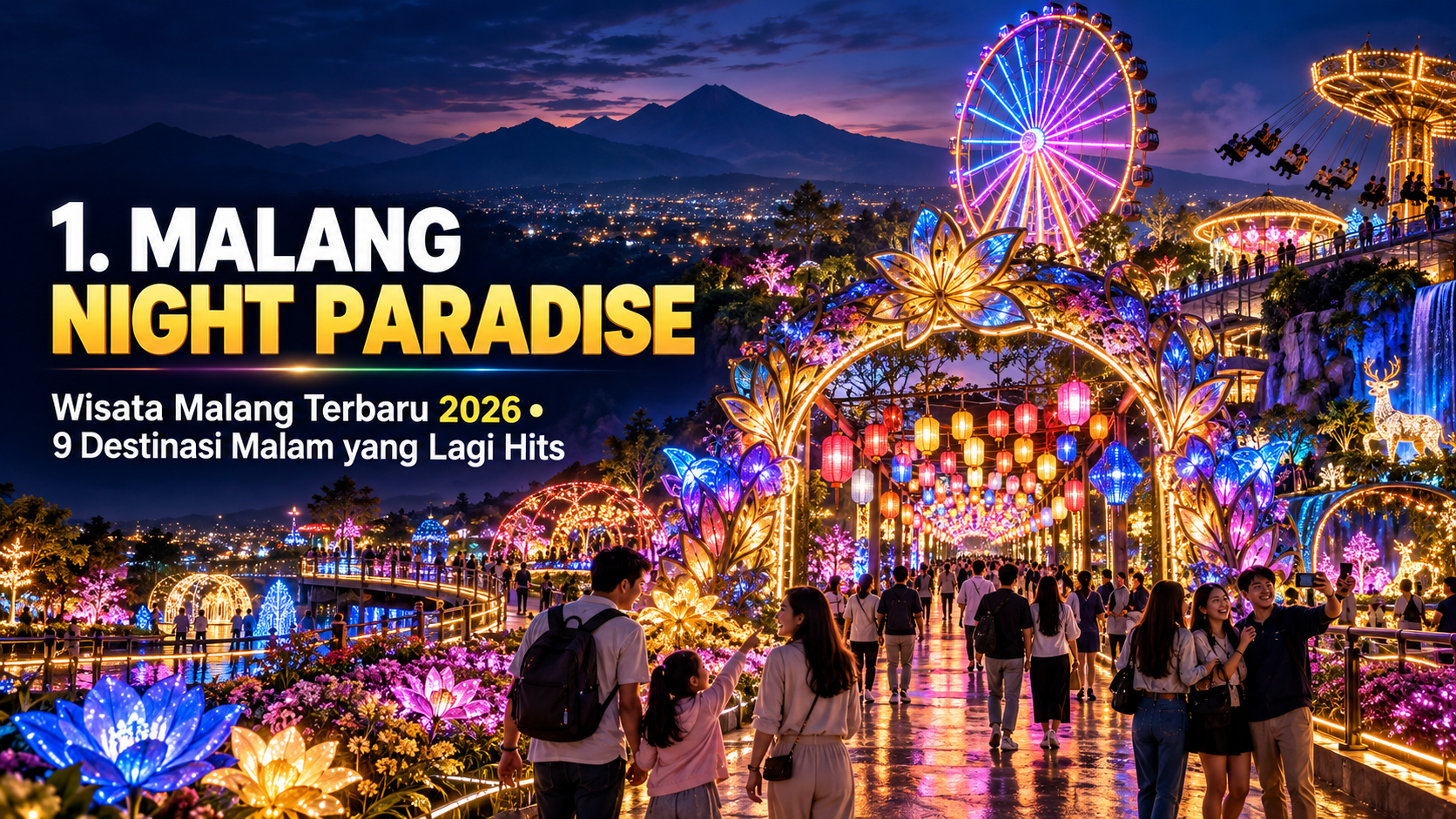 1. Malang Night Paradise - malang