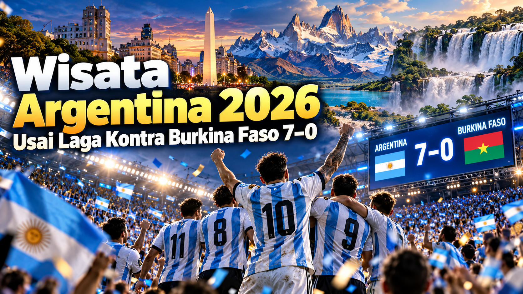 argentina - Wisata Argentina 2026 usai Laga Kontra Burkina Faso 7-0