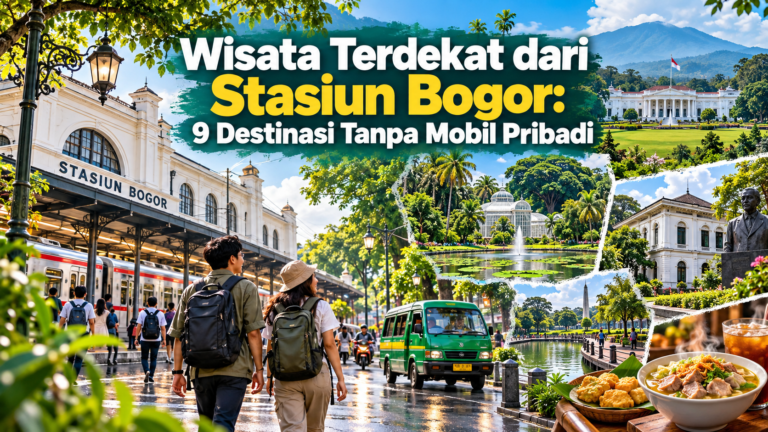 bogor - Wisata Terdekat dari Stasiun Bogor: 9 Destinasi Tanpa Mobil Pribadi