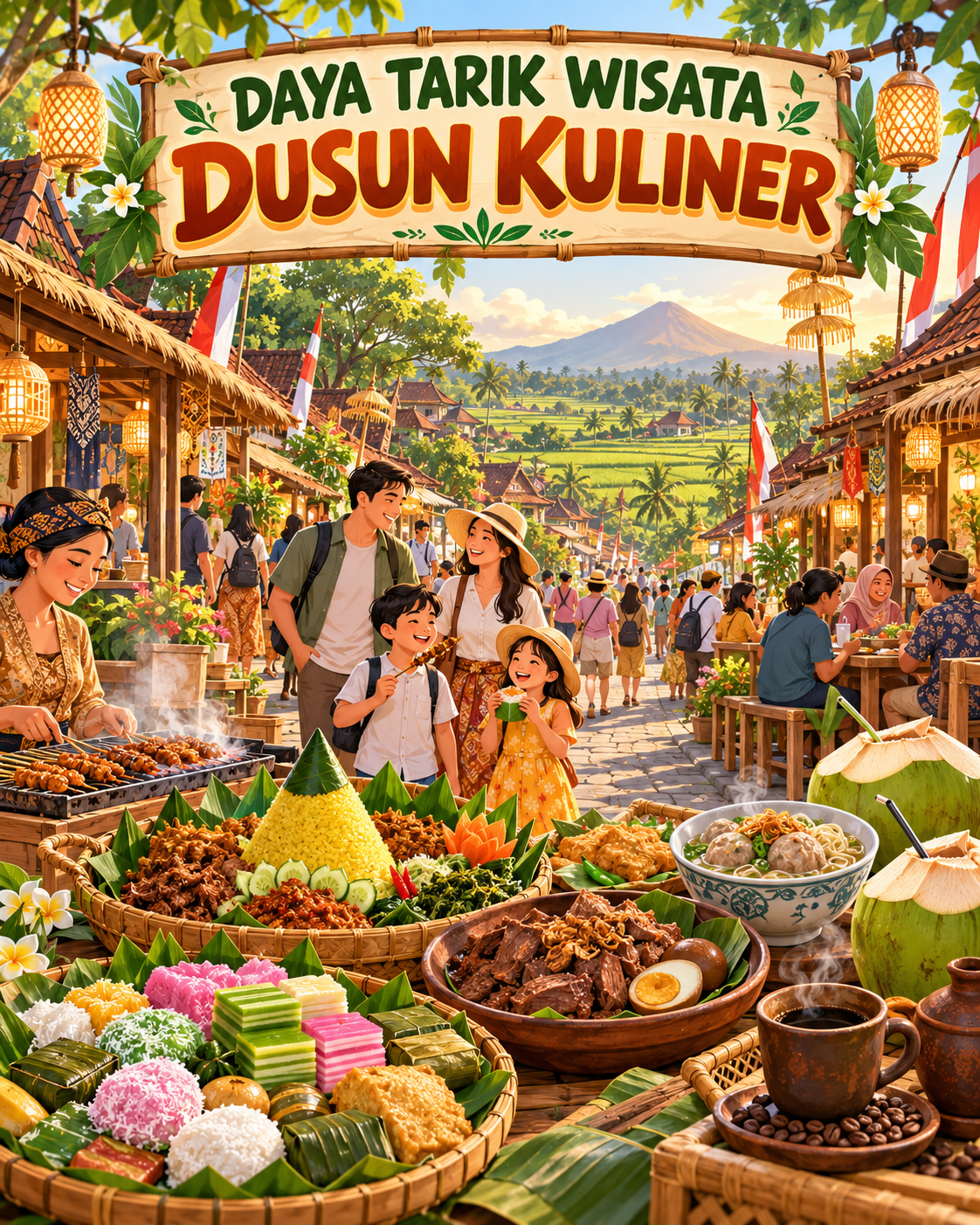 Daya Tarik Wisata Dusun Kuliner - kuliner