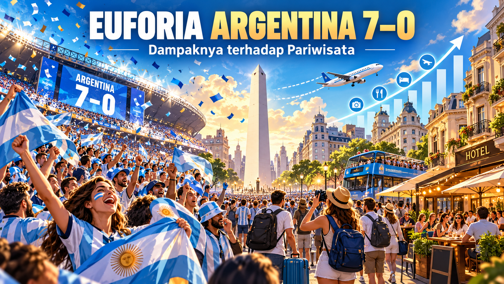 Euforia Argentina 7-0 dan Dampaknya terhadap Pariwisata - argentina