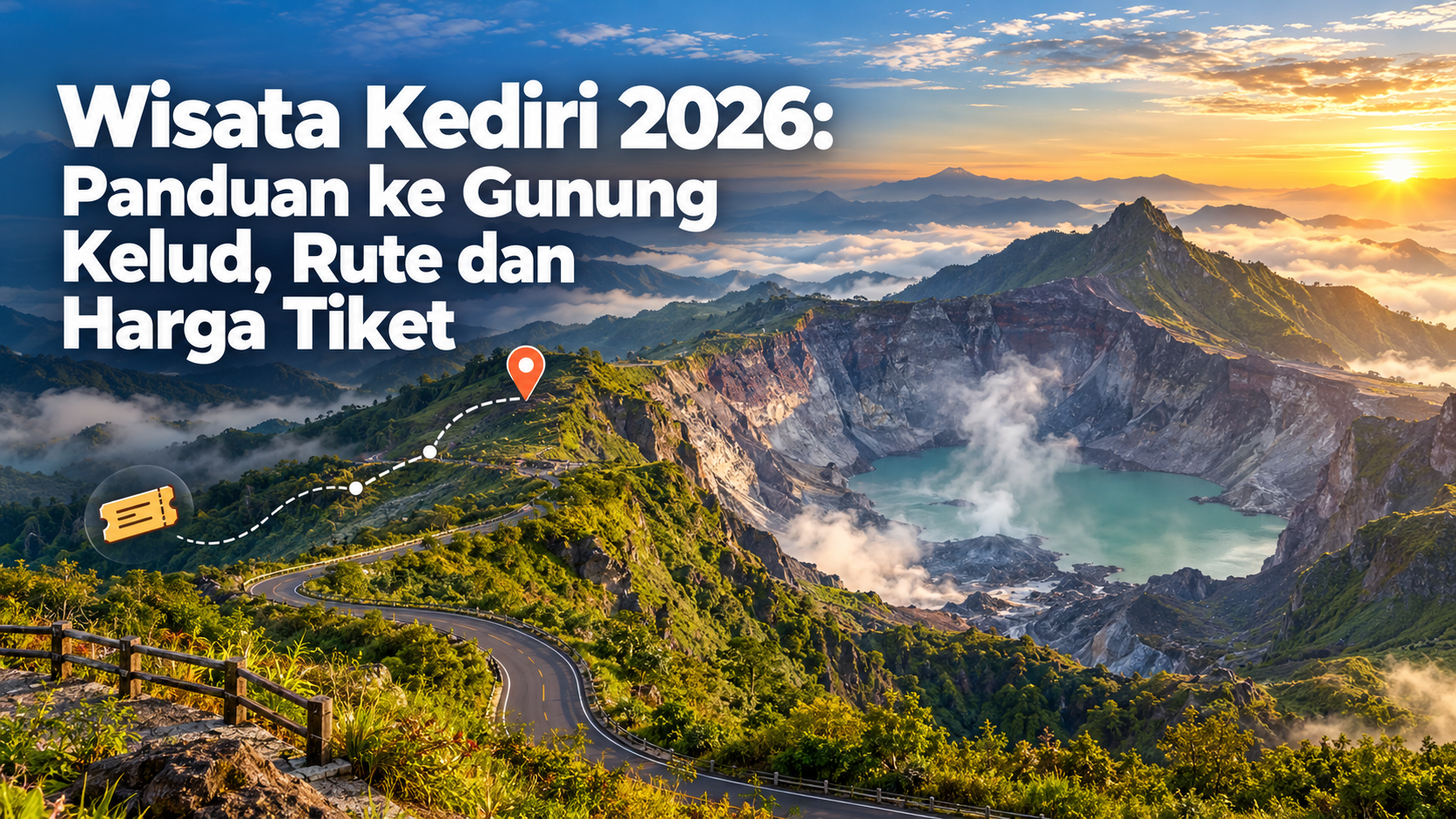 kediri - Wisata Kediri 2026: Panduan ke Gunung Kelud, Rute dan Harga Tiket