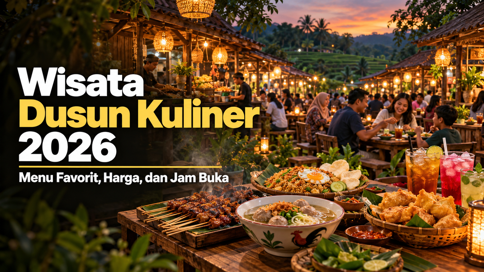 kuliner - Wisata Dusun Kuliner 2026: Menu Favorit, Harga, dan Jam Buka