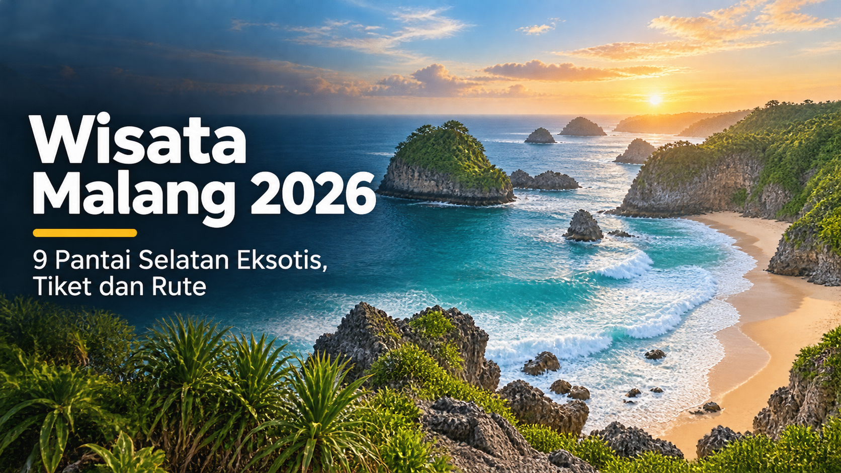 malang - Wisata Malang 2026: 9 Pantai Selatan Eksotis, Tiket dan Rute