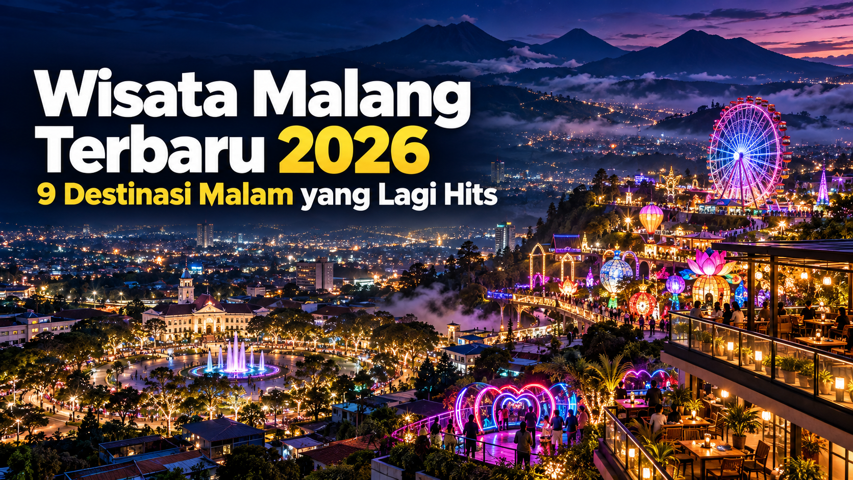 malang - Wisata Malang Terbaru 2026: 9 Destinasi Malam yang Lagi Hits