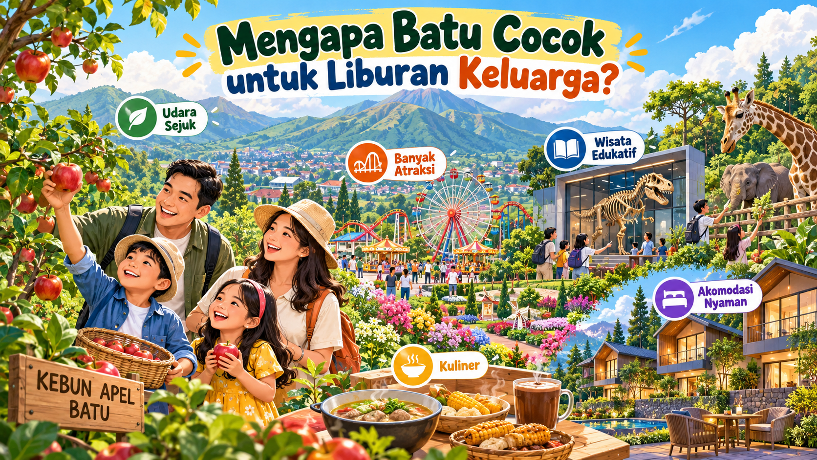Mengapa Batu Cocok untuk Liburan Keluarga? - batu