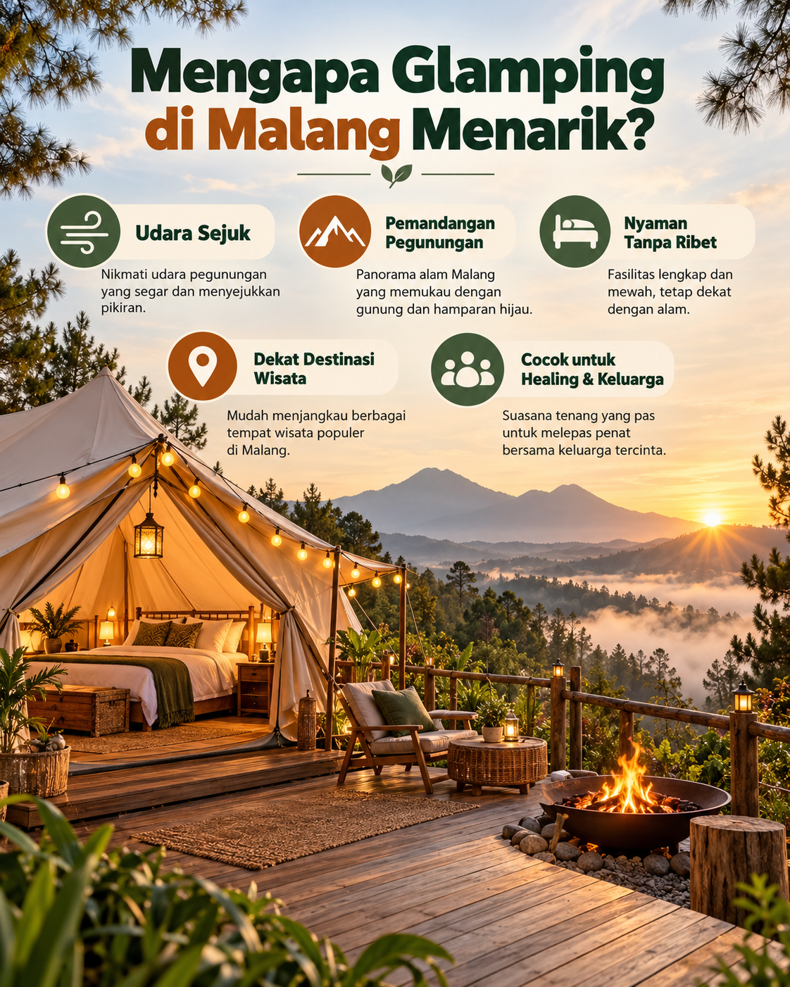 Mengapa Glamping di Malang Menarik? - malang