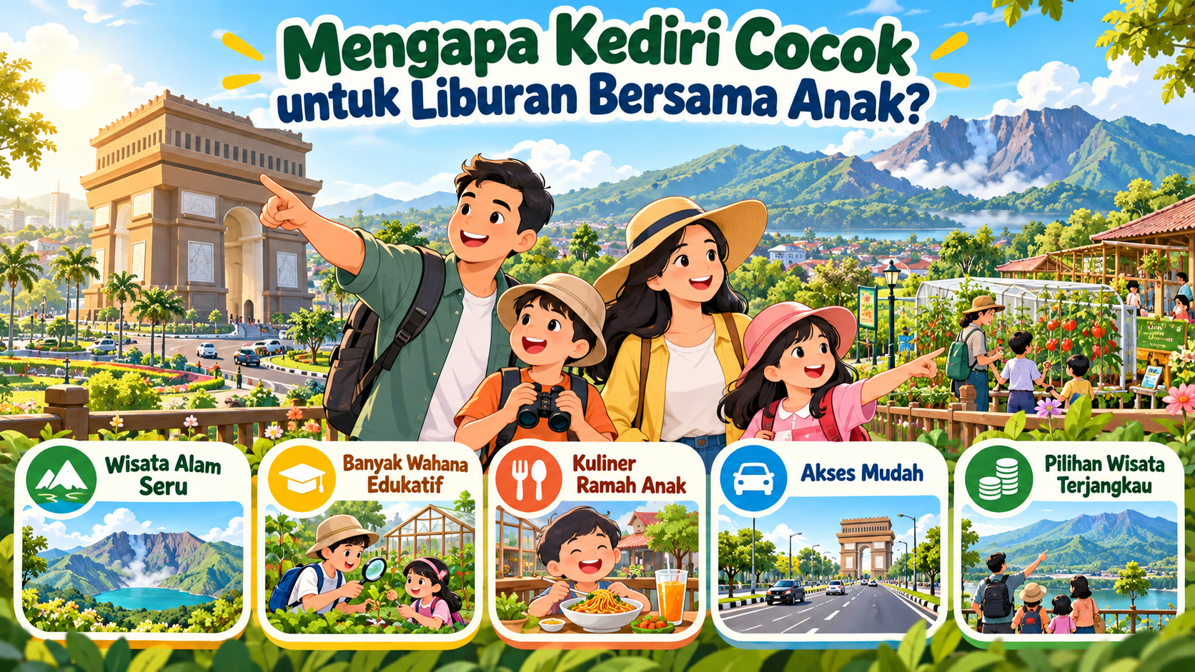 Mengapa Kediri Cocok untuk Liburan Bersama Anak? - kediri