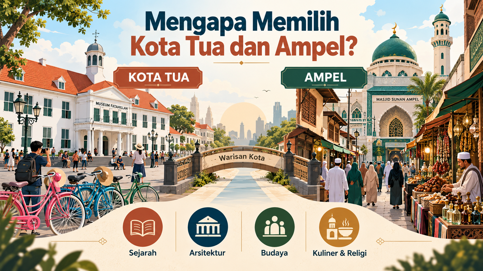 Mengapa Memilih Kota Tua dan Ampel? - surabaya