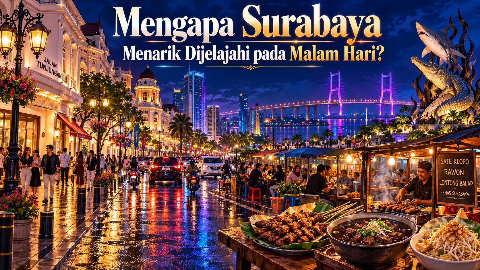 Mengapa Surabaya Menarik Dijelajahi pada Malam Hari? - surabaya