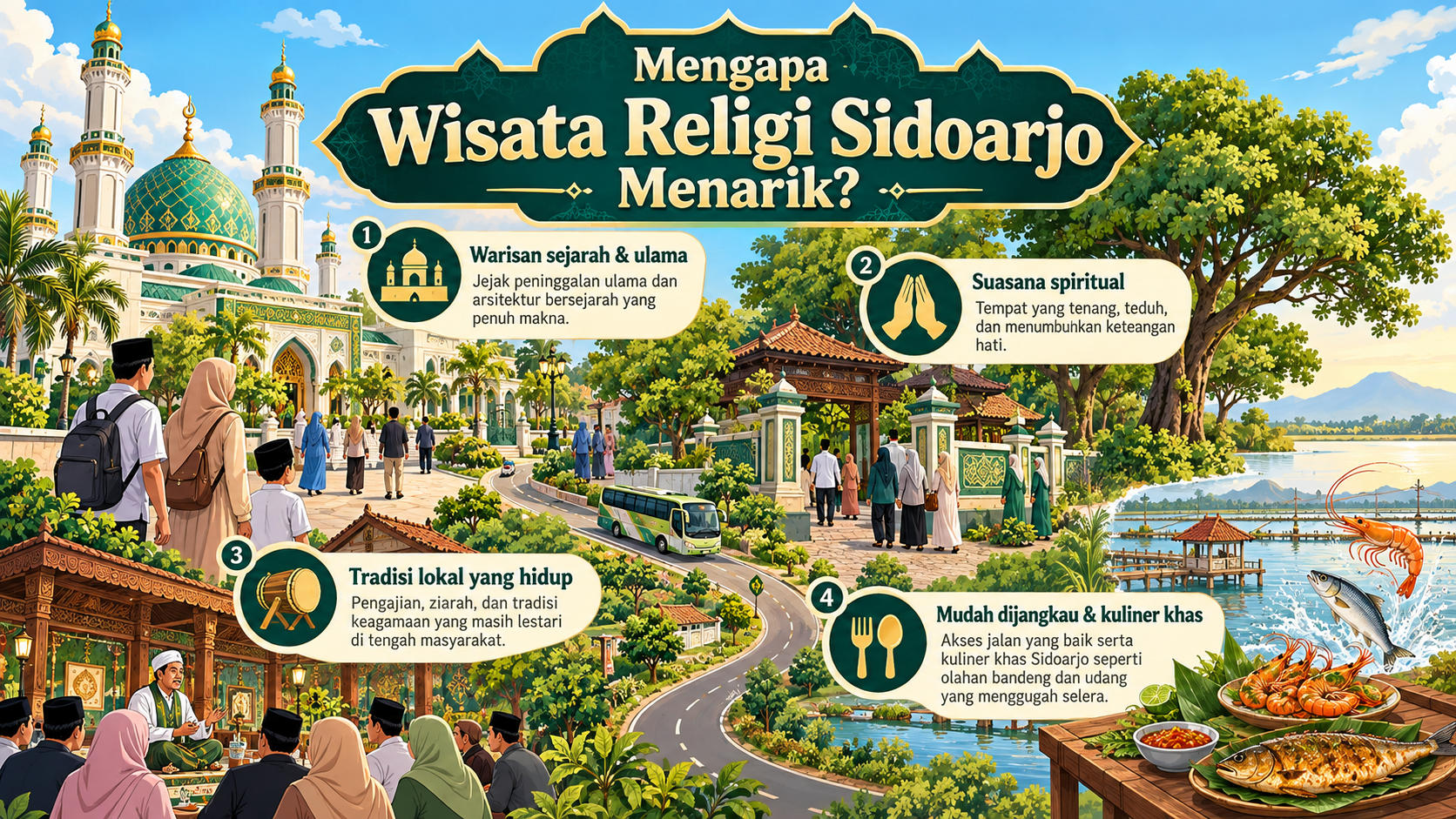 Mengapa Wisata Religi Sidoarjo Menarik? - sidoarjo