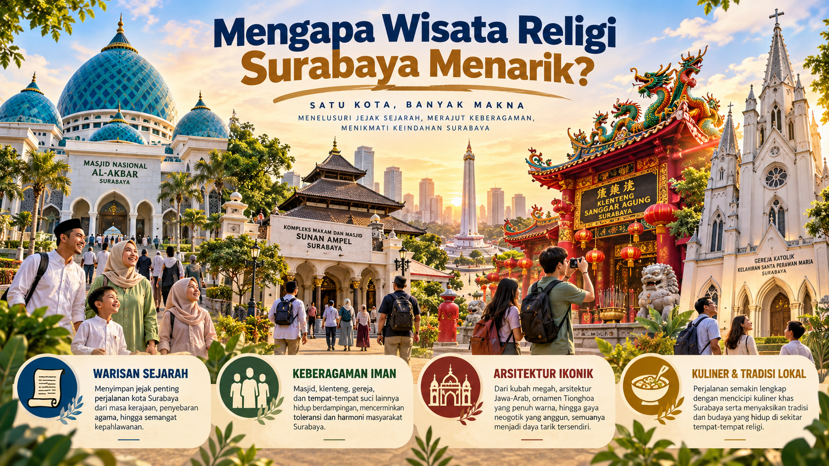 Mengapa Wisata Religi Surabaya Menarik? - surabaya