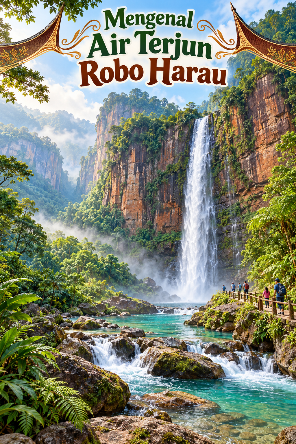 Mengenal Air Terjun Robo Harau - robo